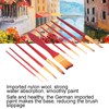 11Pcs Acrylic Paint Brushes Seamless Interface Strong Water Absorption Smoothly