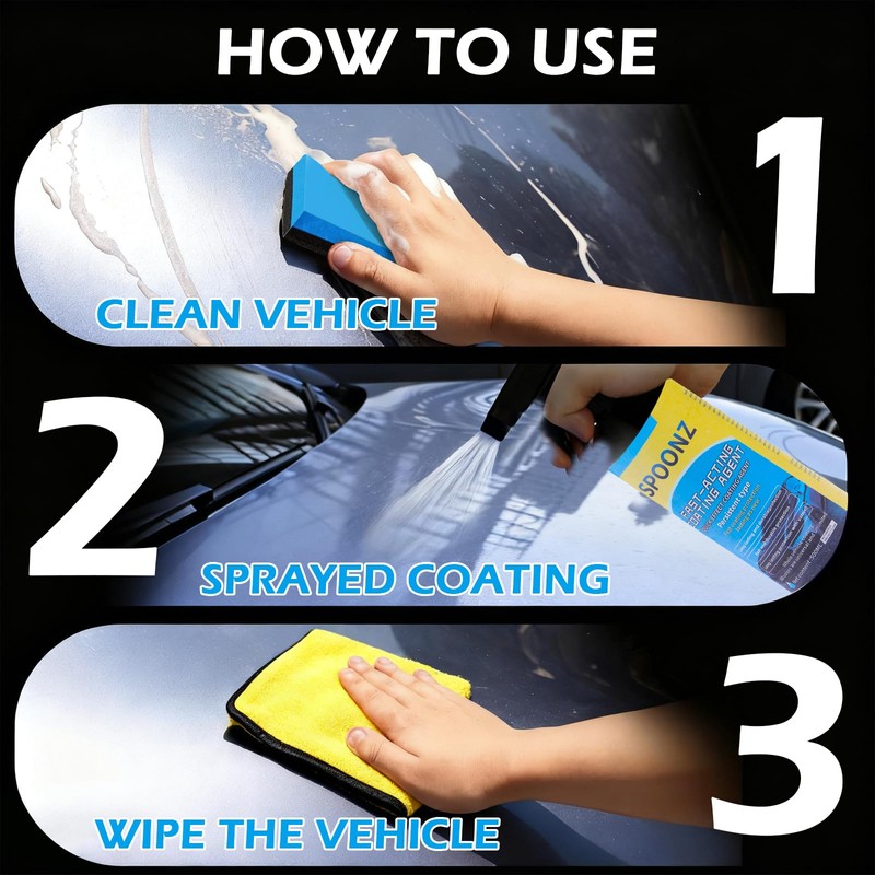 Sopamii Car Coating Spray,Quick Effect Coating Agent –Sopamii Quick Coating