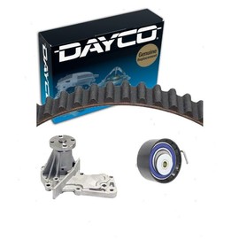 Dayco Timing Belt Kit w Water Pump compatible with Ford Fiesta 1.6L L4 2011-2018