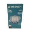 Eco-Smart Ecosmart G25 LED 25w 1006265460 daylight bulbs 3pk
