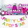 Sursurprise Pop Star Birthday Decorations, Party Like A Popstar Banner