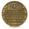 Christian Challenge Coin - Strength in The Storm - Eagle