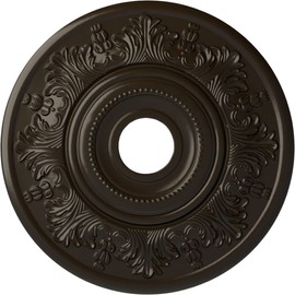 Ekena Millwork CM20VISHF Vienna Ceiling Medallion, 20"OD x 3 1/2"ID x 1 1/2"P, Hand-Painted Stone Hearth