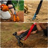 AYMQC Tent Hammer Lightweight Aluminium Camping Hammer with Hook Multifunctional