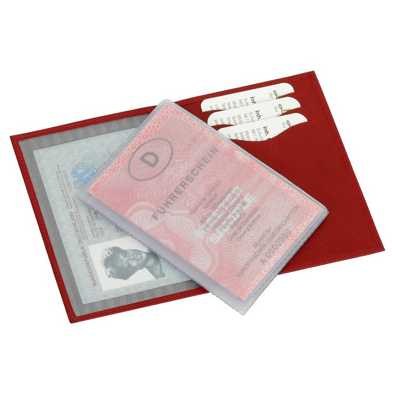 Leather ID Card Holder Credit Card Holder Car Folder Various