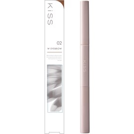 KiSS W Eyebrow N 02 Woody Brown Pencil 0.1g Powder 0.3g Eyebrow Pencil x Eyebrow Powder W End