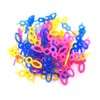 HONBAY 50pcs Colorful Multihole Bubble Wands