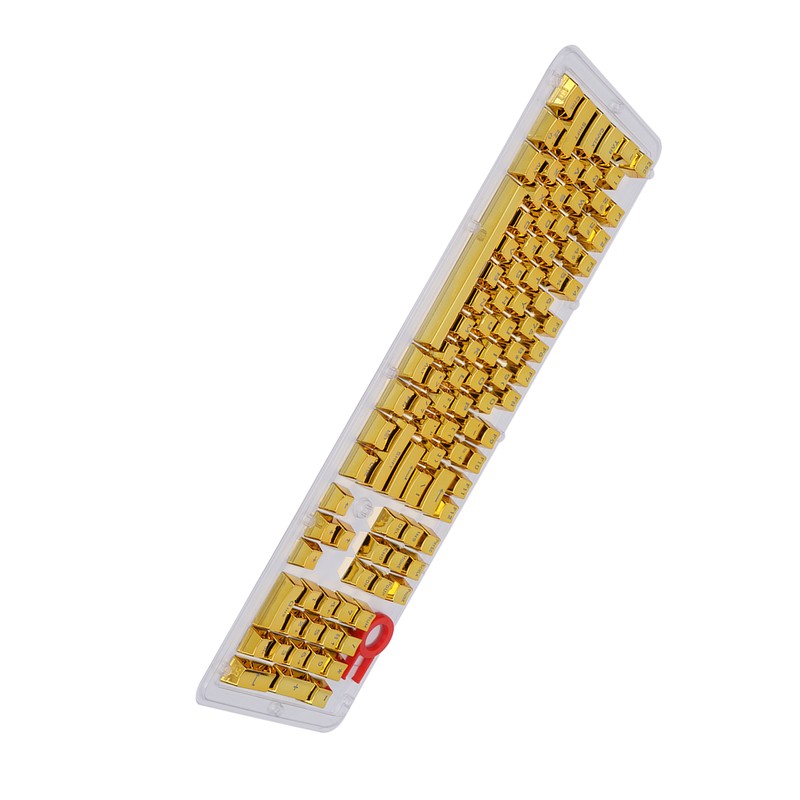 104Pcs Keycaps Metallic Durable Stable TwoTone Translucent Backlit Mechanical Keyboard