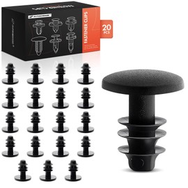 A-Premium 20PCS Nylon Weatherstrip Retainer Clips Compatible with Toyota RAV4 2013-2018, Corolla, Prius, Highlander, Matrix, Avalon, C-HR, Corolla iM, Prius AWD-e & Scion tC, xB, iM - For 6mm Hole