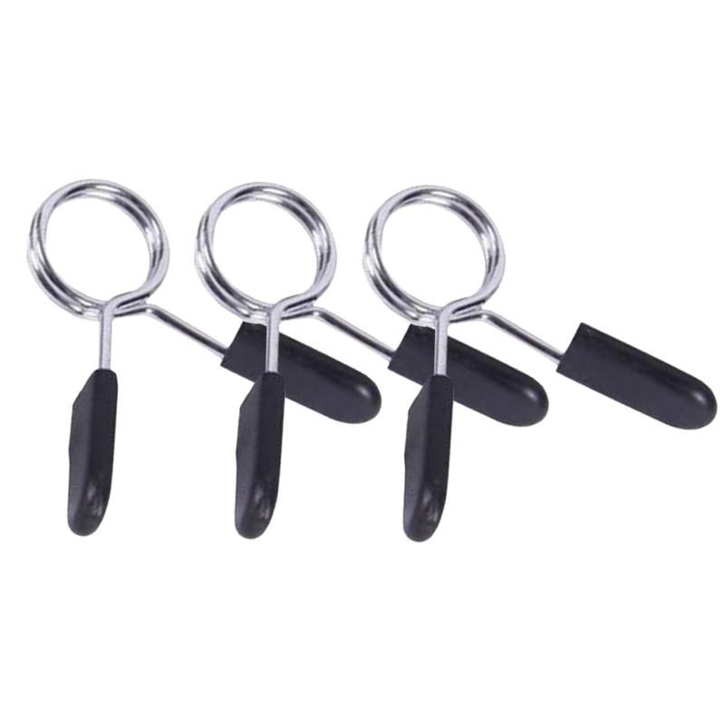 WHAMVOX 27mm Barbell Spring Clamp Barbell Spring Clip Collar Weight
