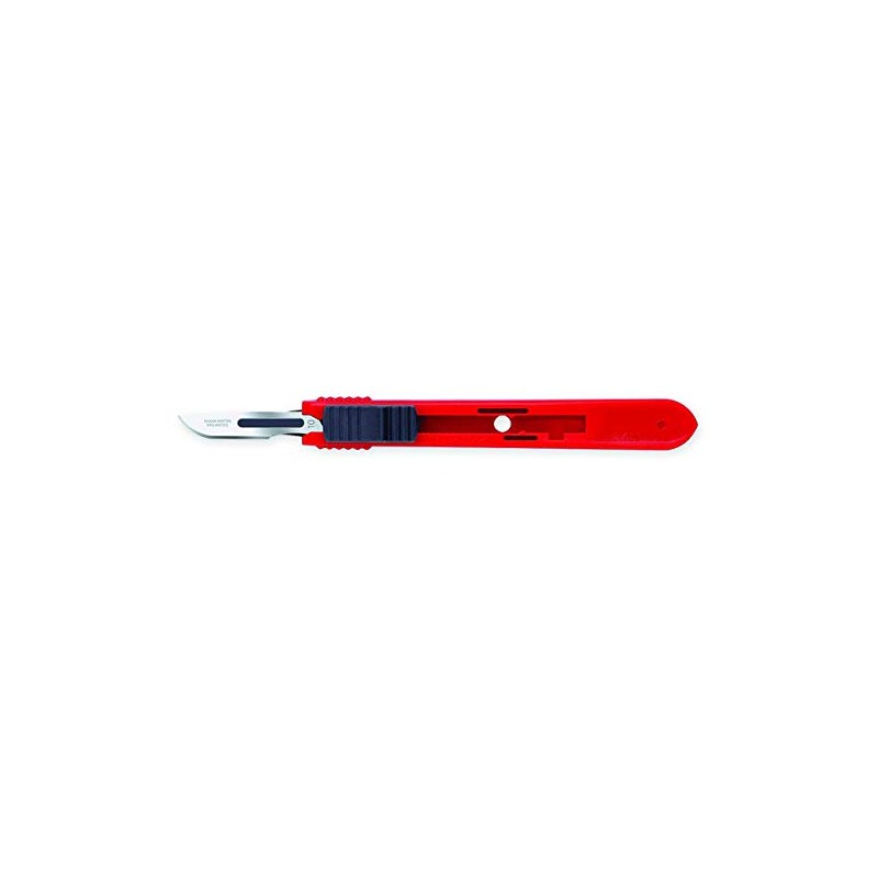 Swann-Morton - Disposable Scalpels, Sterile, with Retractable Stainless Steel Blade,
