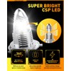 OXILAM H4 LED Bulbs, 9003/HB2 Replacement, 22000LM 6500K White, 1:1