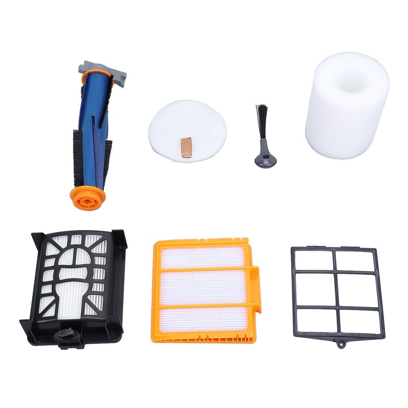 Vacuum Accessories Kit Main Brush Side Brush Filter Mesh Robot