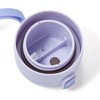 Francfranc One Touch Clear Bottle Purple Water Bottle My Bottle