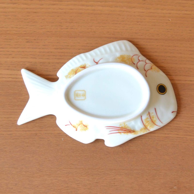 New Year's Tableware, Japanese Tableware, Small Plate, Sea Bream, Lucky
