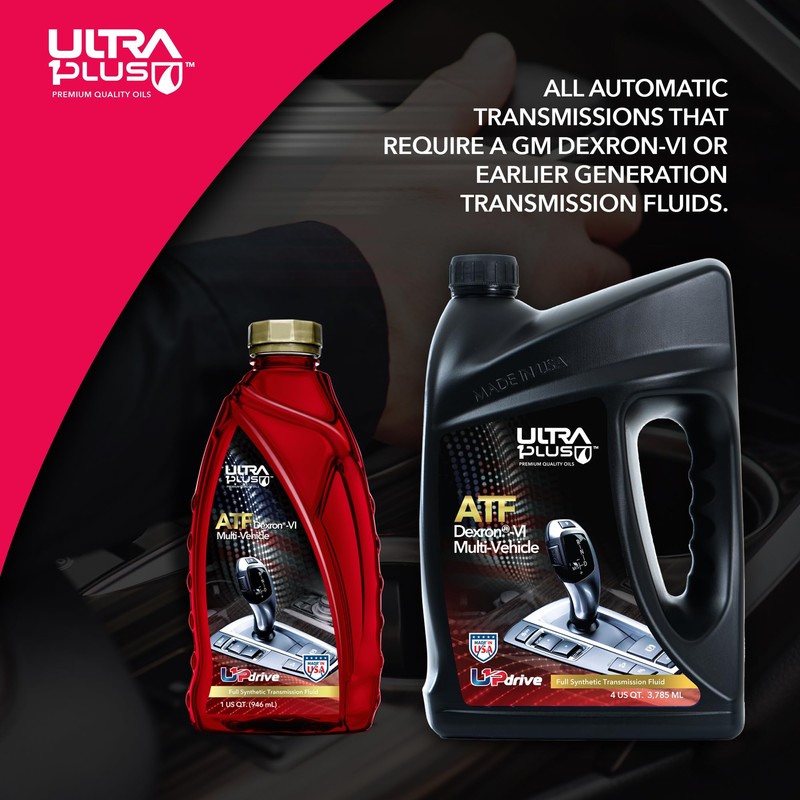 ULTRA 1PLUS ATF Dexron VI Full Synthetic Transmission Fluid Multi-Vehicle
