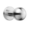 ck-tuerbeschlaege Ball Knob on Round Rose Stainless Steel V2A Matte