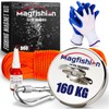 MAGFISHION Magnetic Fishing Set - 160 kg - Diameter 60