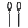 Prosteel Men's Ring Earrings, Stainless Steel, Hypoallergenic, Plate, Stick, Hoop