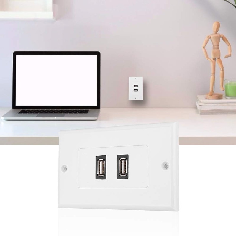 USB Wall Plate, Wall Mounting Wall Plate Panel, Wall Socket