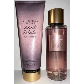 Victoria's Secret Velvet Petals Fragrance Mist + Shimmer Fragranced Body Lotion