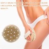 Cepillo Corporal Cerdas Naturales Cepillado Seco Exfoliación Profunda Drenaje Linfático