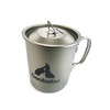 Gaobabu Titanium Mug, 10.1 fl oz (300 ml), Lid Included