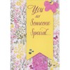 Designer Greetings Yellow 3D Die Cut Banner with Pink Butterfly