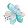 AeraVida Charmings Light Blue Crystal Cluster Stone Adjustable Ring