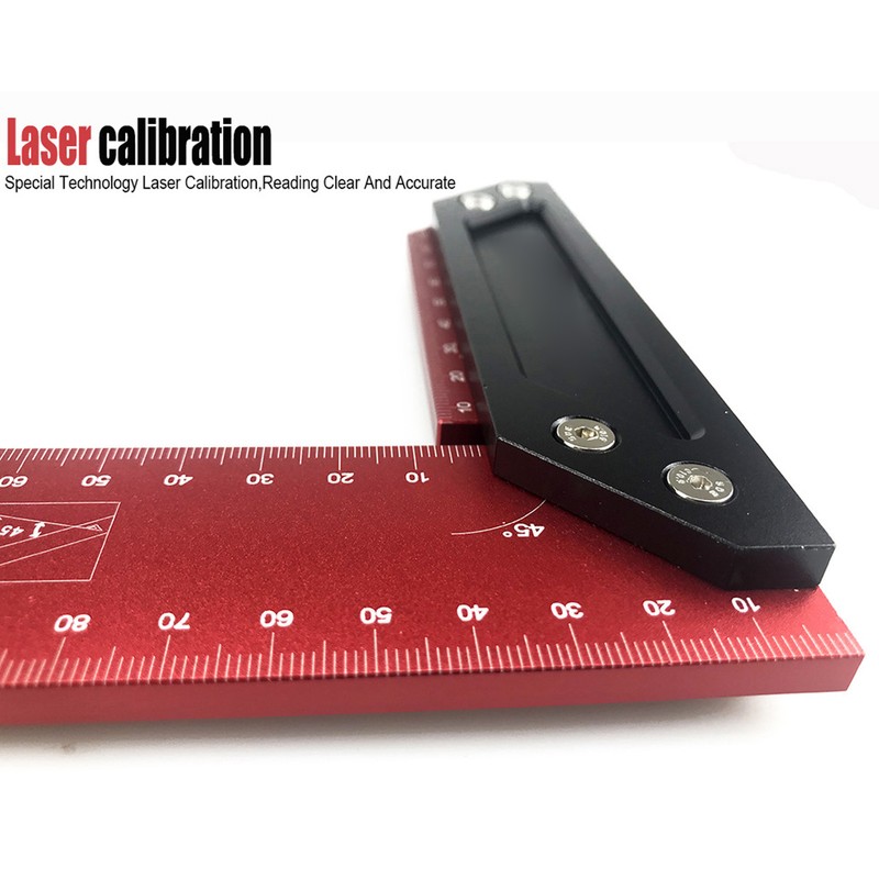 150mm Double 45 Degree Woodworking Angle Ruler L Measurements Ruler