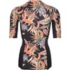 O'Neill Anglet Women's Surf Shirt, Black Tropical Flower