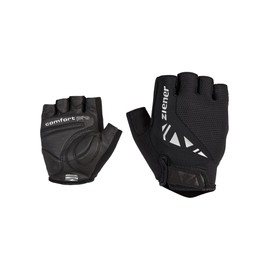 Ziener Men's Claass Cycling/Mountain Bike/Cycling Gloves | Short Finger - Breathable/Cushioning, Black, 9