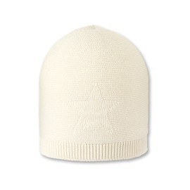 Sterntaler Girls' GOTS Knitted Hat, natural