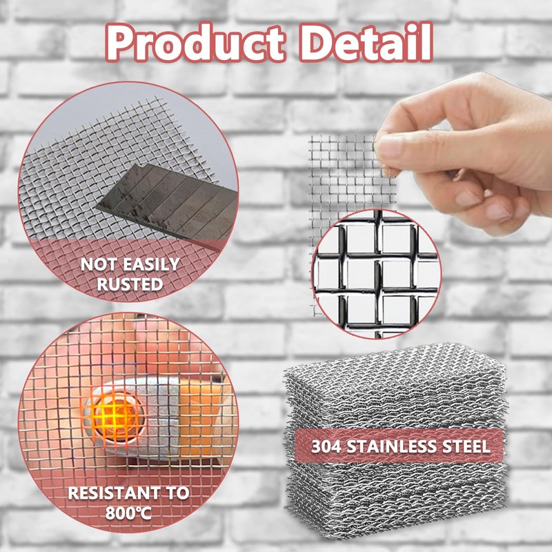 Weep Hole Covers for Brick Walls, Stainless Steel Brick Hole