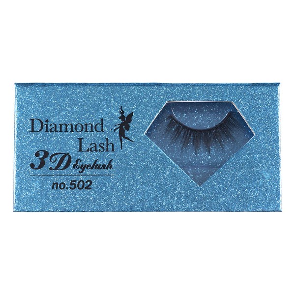 NEW/【DIAMOND RASH OFFICIAL】DiamondLash 3D EYELASH no.502 3D false eyelashes with a full bunch design.