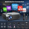 FUDONI 15000L 4K 1080P Projector WiFi Bluetooth Mini LED Home