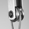 2PCS Cable Pulley Wheels 360 Degree Rotation Stainless Steel Pulley