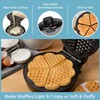 CucinaPro Heart Waffle Maker- Make 5 Heart Shaped Waffles for