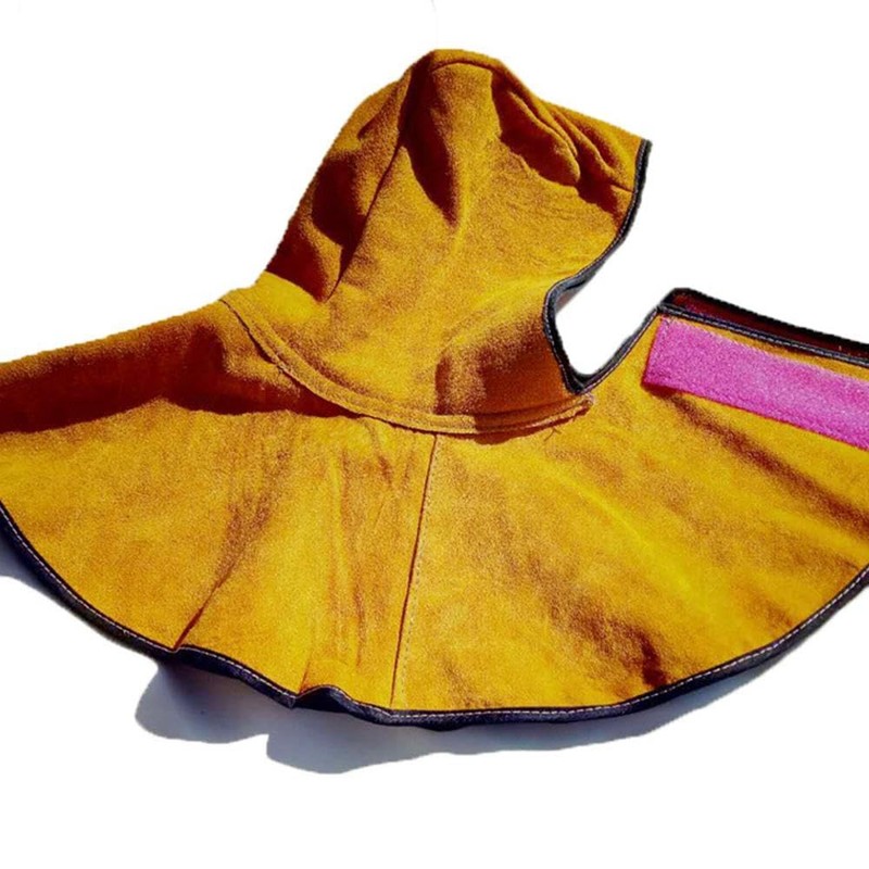 SEIWEI Leather Welding Hood Cowhide Split Leather Welding Mask Cover