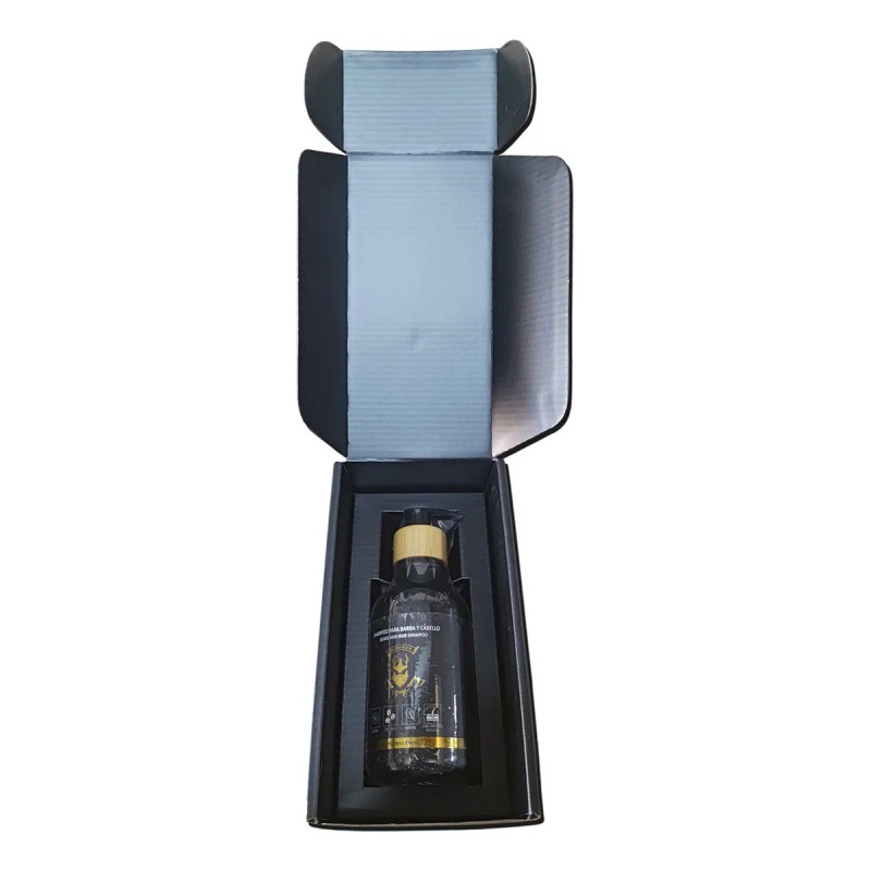 Shampoo Barba Y Cabello Crecimiento Biotina Cafeina Y Menta
