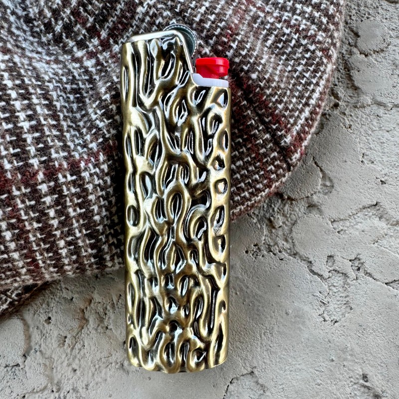 Metal Lighter Case Compatible BIC Standard J6 - Durable Lighter