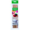 Clover 8440 Fine Weaving Sticks (6-Pack), Brown