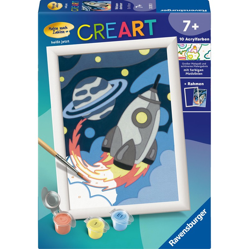 Ravensburger Paint by Numbers 20292 - Space Adventure Children from