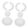 Mikinona Exhaust Vent Cover 4pcs Wall Hole Decorative Covers Air