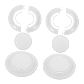 Mikinona Exhaust Vent Cover 4pcs Wall Hole Decorative Covers Air Conditioning Accessories