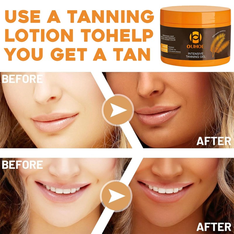 Tanning cream, tanning accelerator, tanning gel, tanning accelerator, tanning cream,