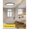 4Pack 12 Inch Remote Control Dimmable LED Flush Mount Ceiling
