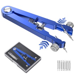 Freejoy Watch Spring Bar Plier Tool Kit, 6825 Spring Bar Tweezer Tool with Durable 8 Alloy Steel Pins for Watch Wrist Bands Strap Removal Repair Set (Blue)