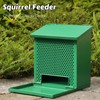 Gavinjitao Squirrel Feeders for Outside，Squirrel Feeder with Foldable Metal Front