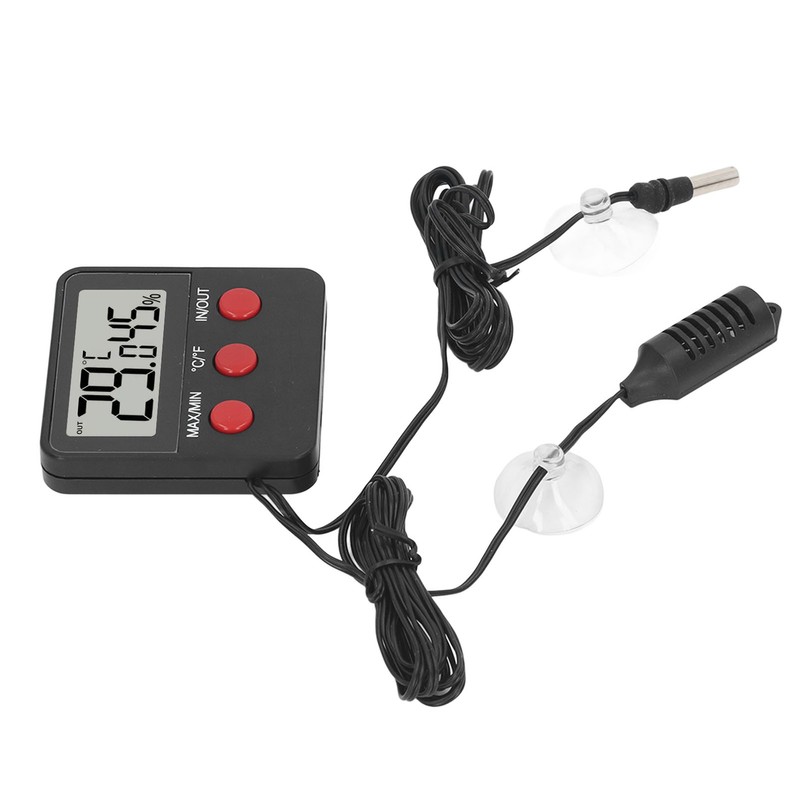 Mini Temperature and Humidity Meter with 2 Probes Digital Hygrometer